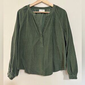 Universal Thread Olive Peasant corduroy